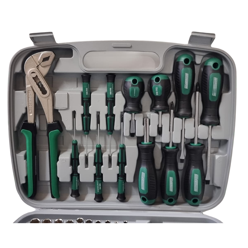 Brüder Mannesmann M29057 57 Pieces Hand Tool Set
