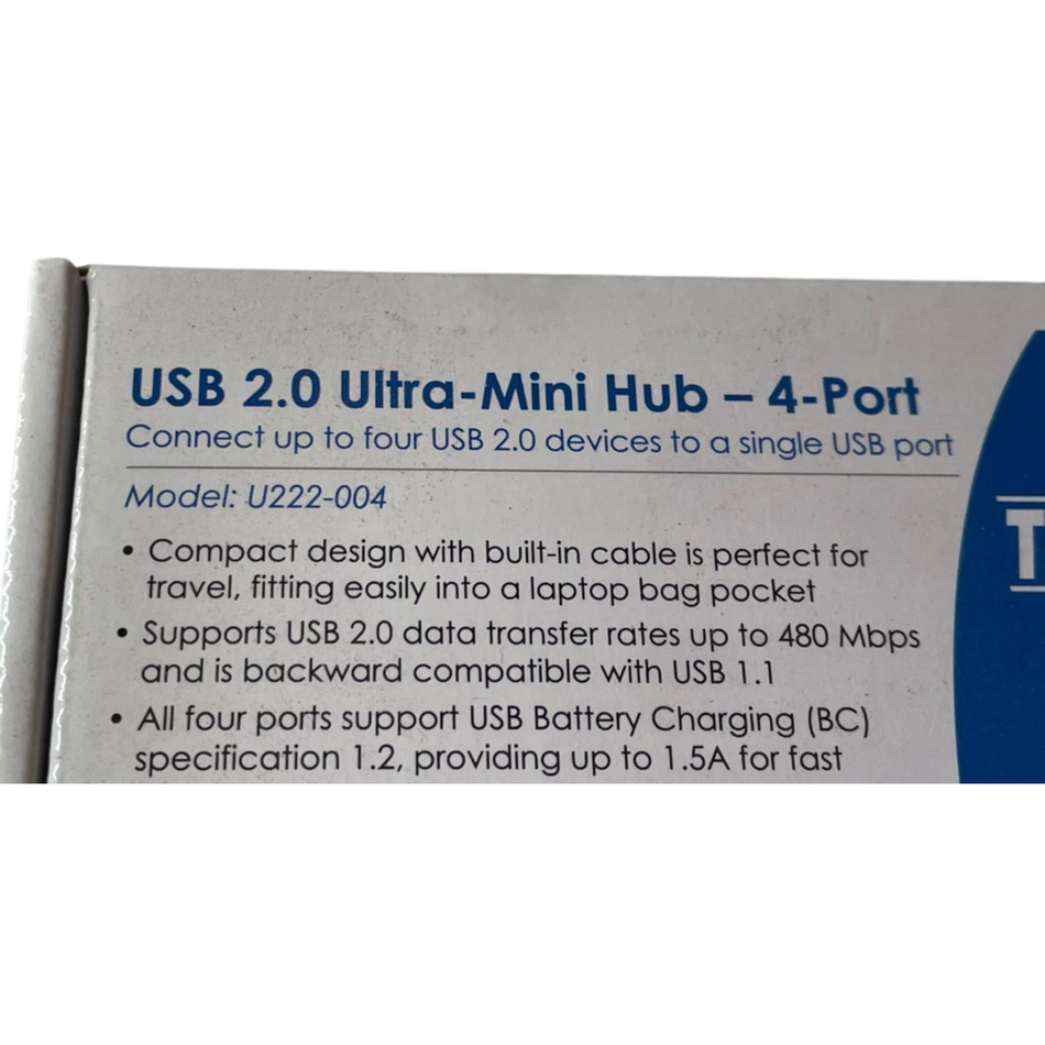 Tripp Lite U222-004 USB 2.0 Ultra-Mini 4-Port Hub