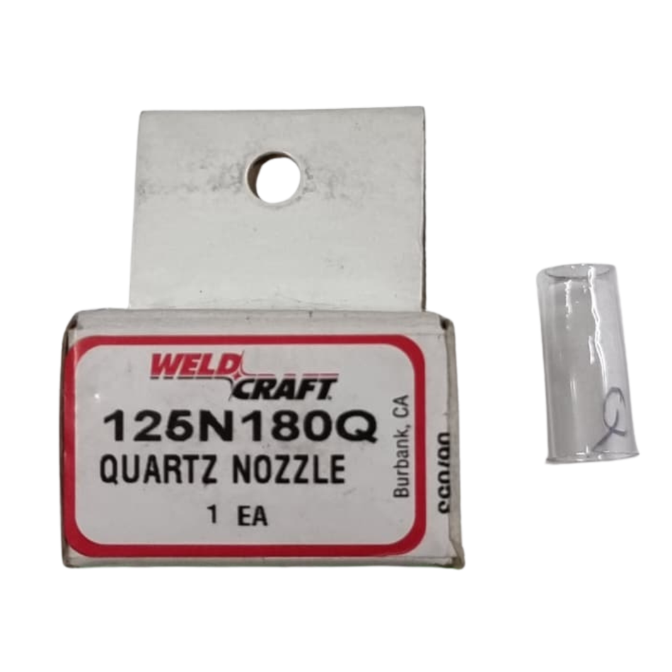 Weldcraft 125N180Q Straight Quartz Nozzle