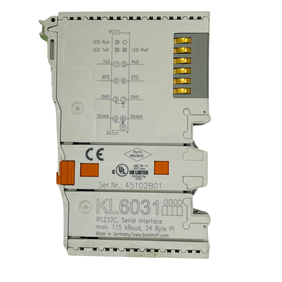 Beckhoff KL6031 RS232C Serial Interface Bus Terminal
