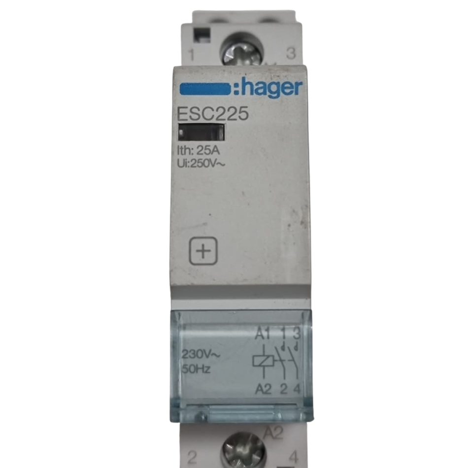 Hager ESC225 Modular Contactor 25A 230V AC
