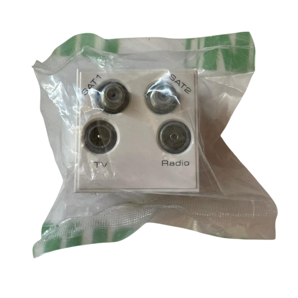 EATON F3783 TV Radio SAT Coaxial Wall Outlet