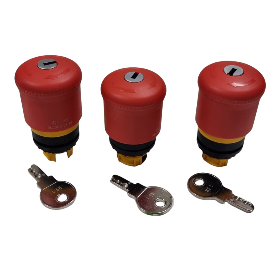 EATON M22-PVS Emergency Stop Key Release Pushbutton M22-PVSQ