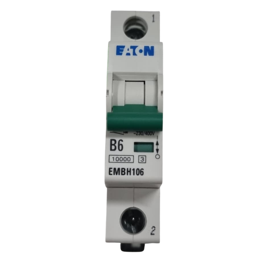 EATON EMBH106 Miniature Circuit Breaker 6A Single Pole