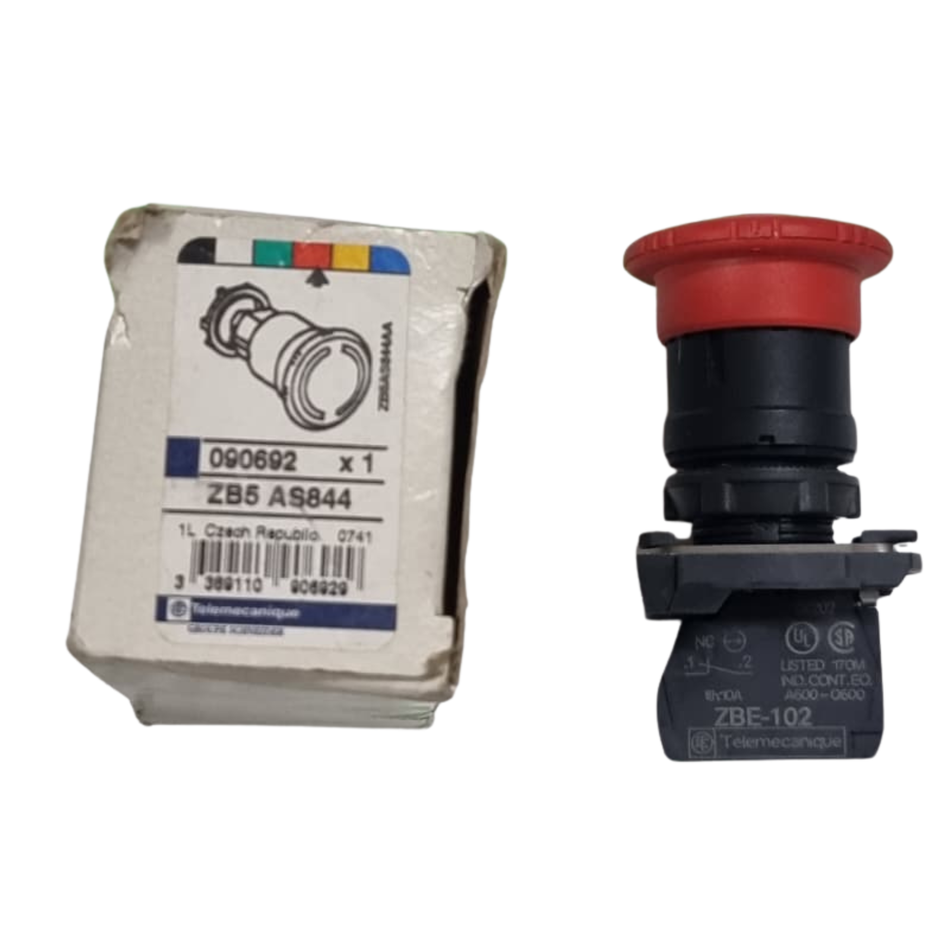 Telemecanique ZB5-AS844 Red Push Button Contact Block ZBE-102