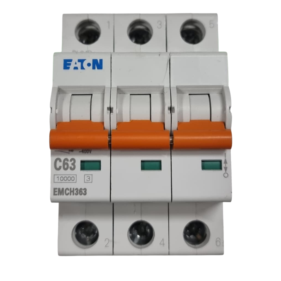Eaton EMCH363 Circuit Breaker 63A 400V 3-Pole