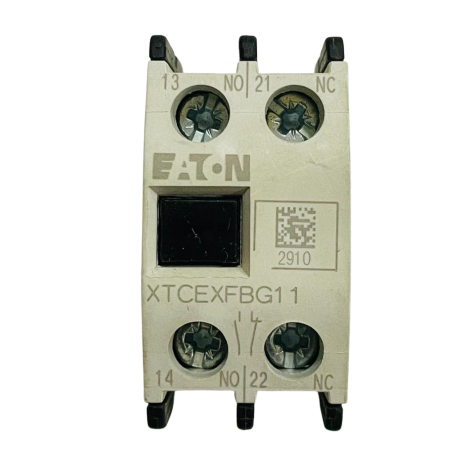 Eaton XTCEXFBG11 Front Auxiliary Contact Block 16A
