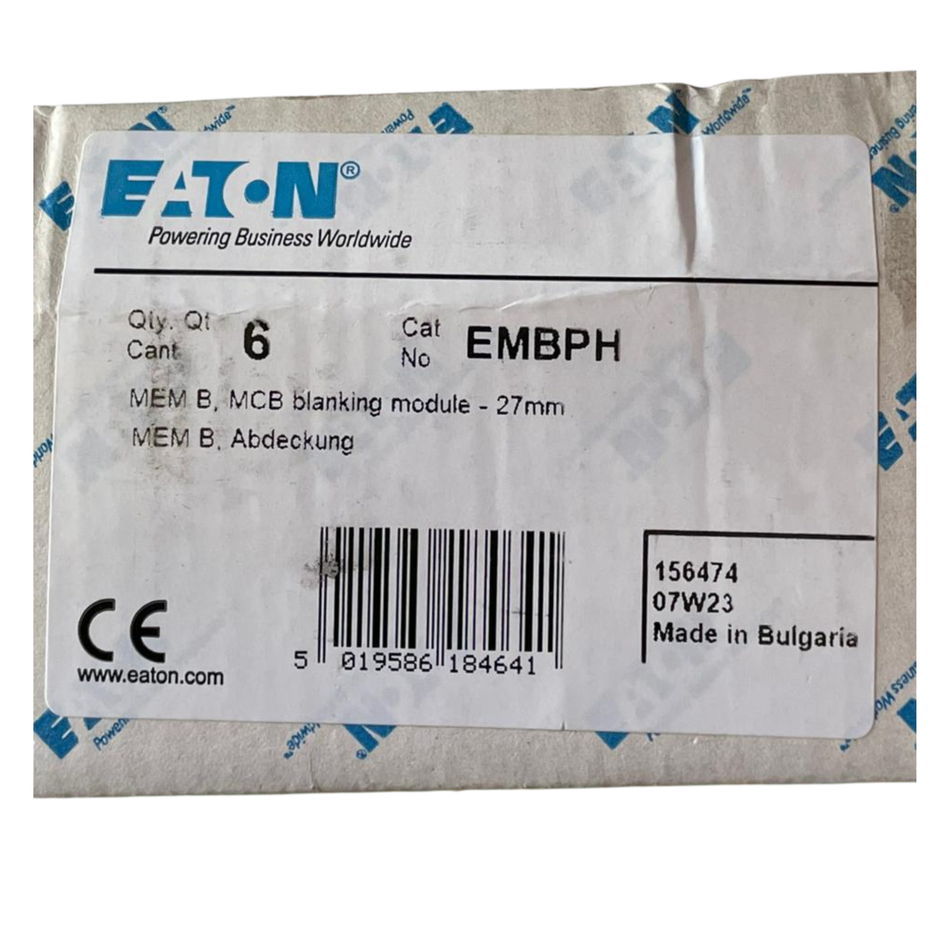 EATON EMBPH 27mm MEM MCB Blanking Module