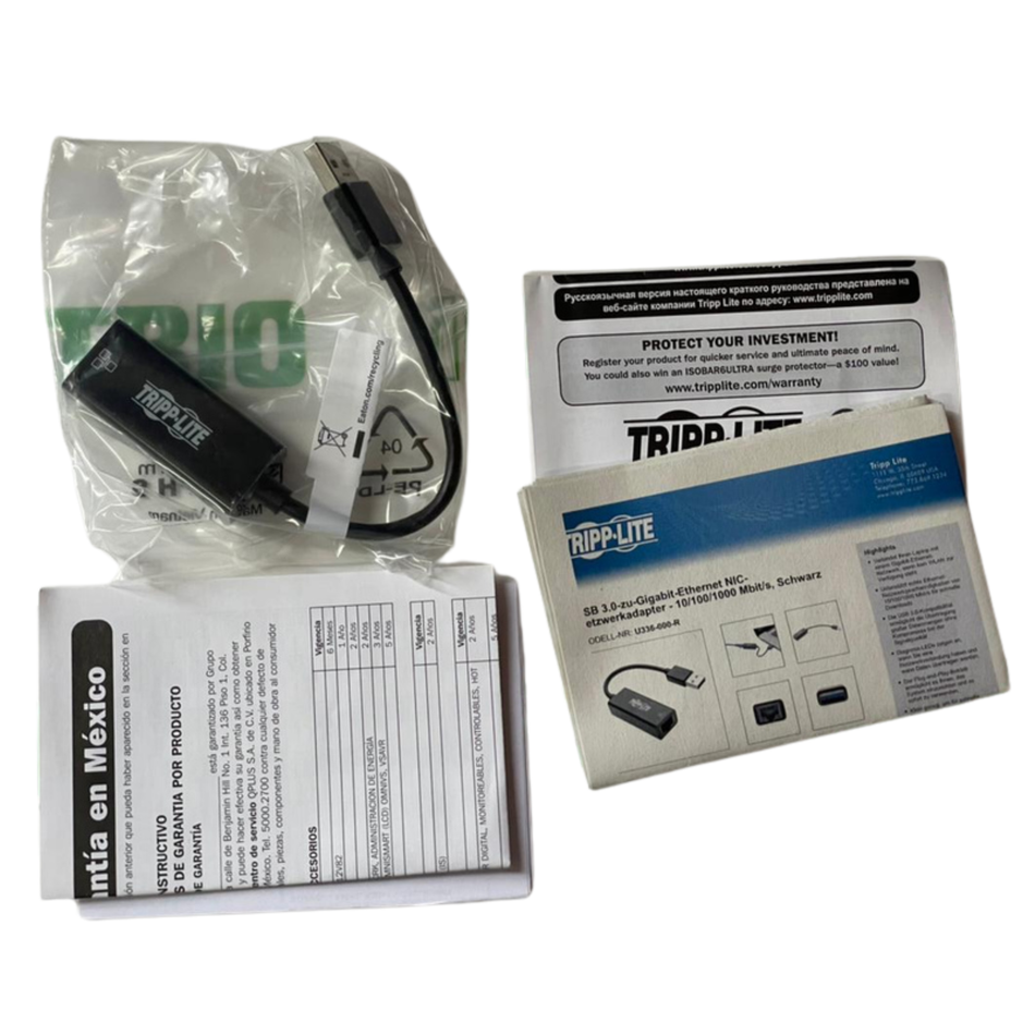 Tripp Lite U336-000-R USB 3.0 Gigabit Ethernet Adapter