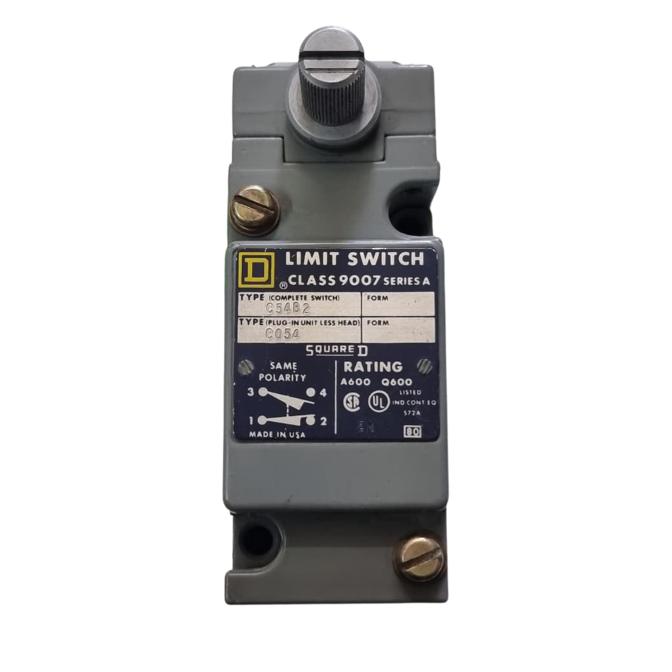 Square D C54B2 Limit Switch Class 9007
