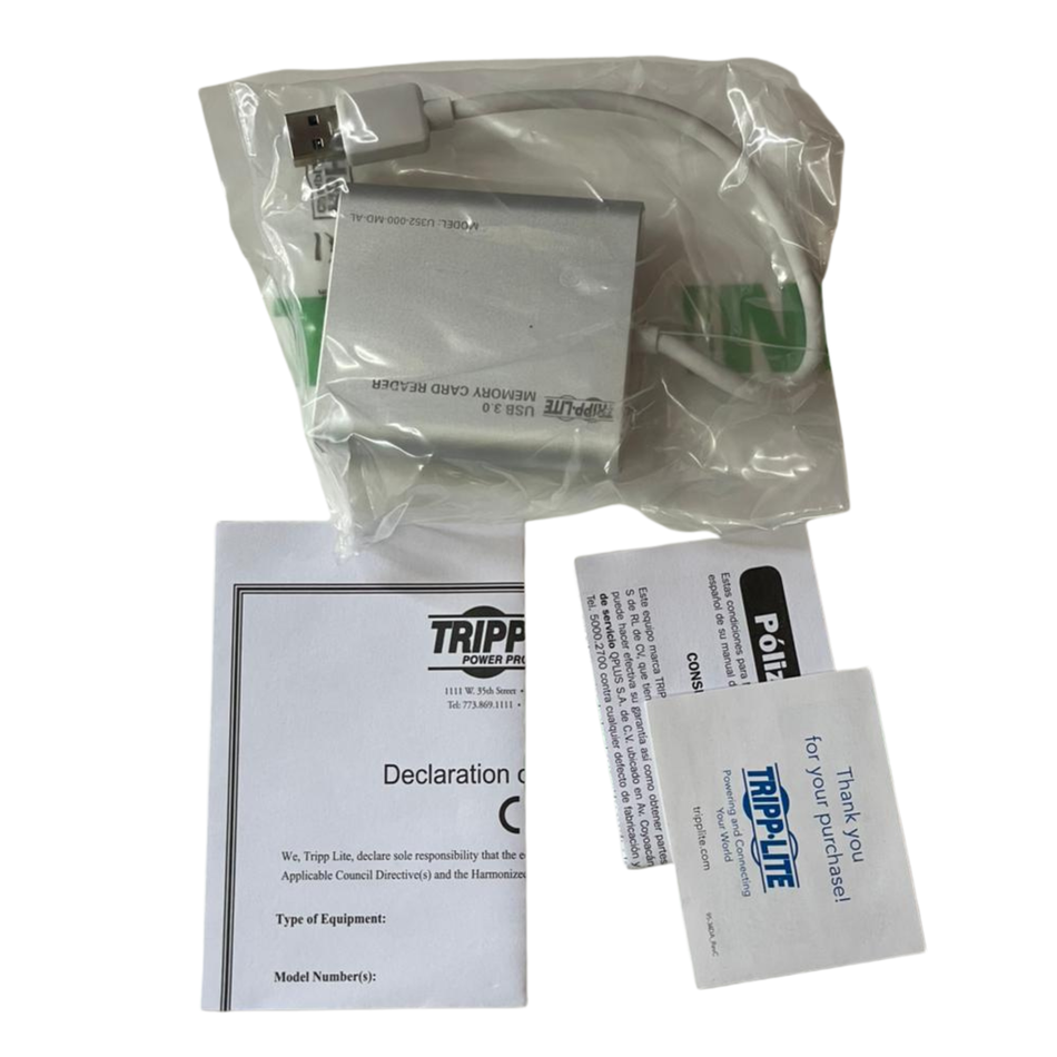 Tripp Lite U352-000-MD-AL USB 3.0 Memory Card Reader