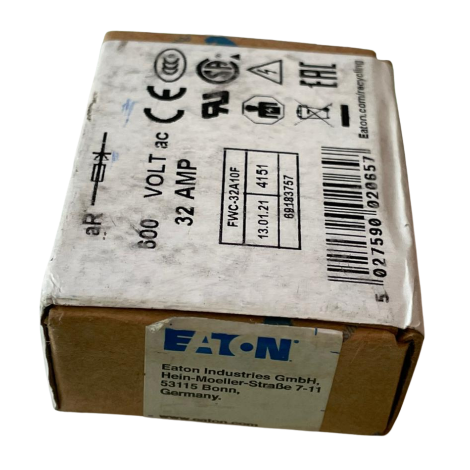 Eaton Bussmann FWC-32A10F High-Speed Semiconductor Fuse 32A 600V