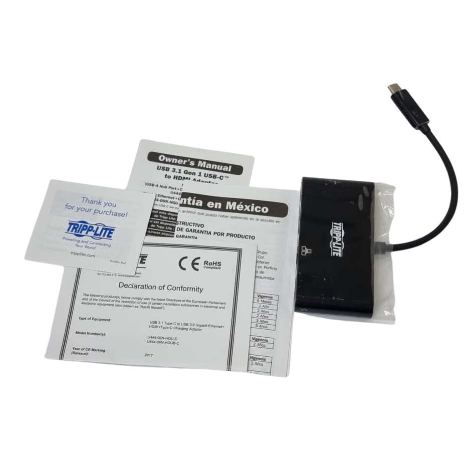 Tripp Lite U444-06N-HGUB-C USB-C to HDMI Multiport Adapter