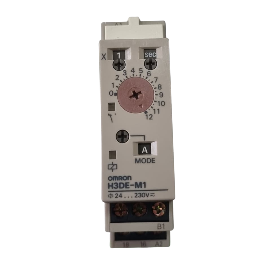 OMRON H3DE-M1 Multifunction Timer Relay 24–230VAC/DC