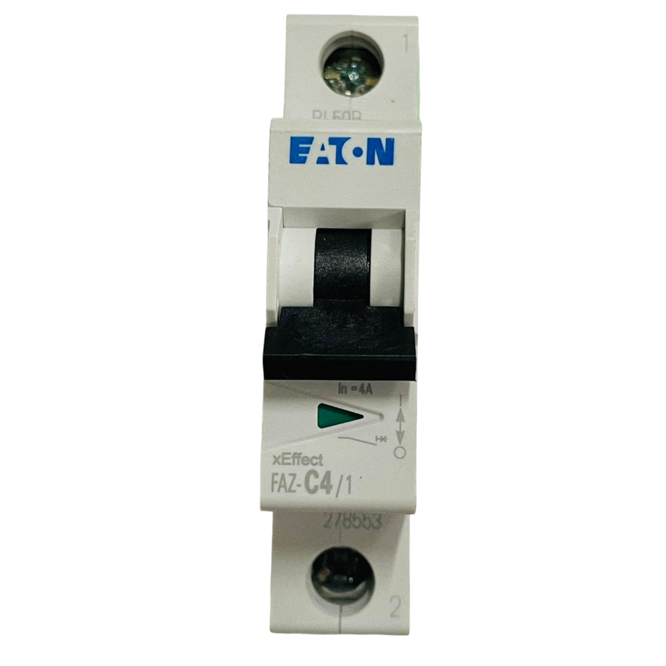 Eaton FAZ-C4/1 Miniature Circuit Breaker 4A 240/415V 1-Pole