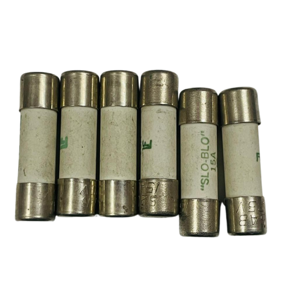 Littelfuse SLO-BLO Time-Delay Fuse 15A (Lot Of 6 Pcs)
