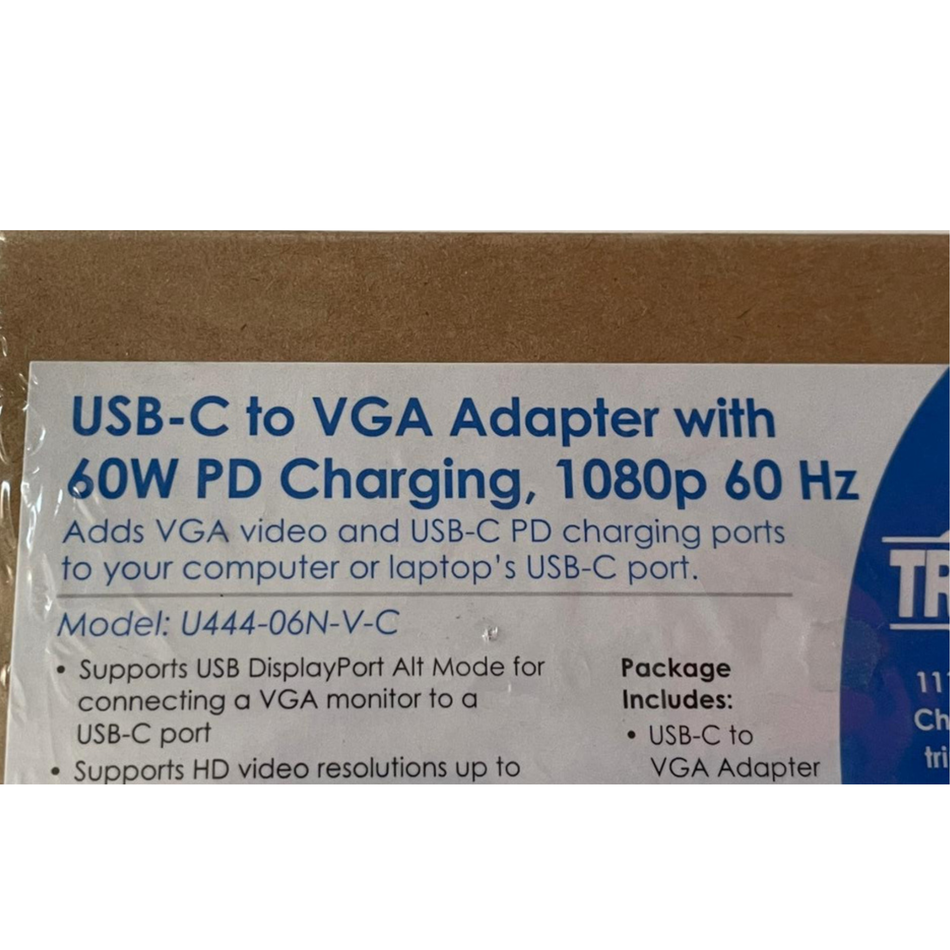 Tripp Lite U444-06N-V-C USB-C to VGA Adapter