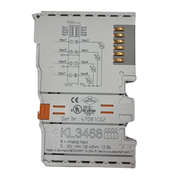 Beckhoff KL3468 Analog Input Terminal