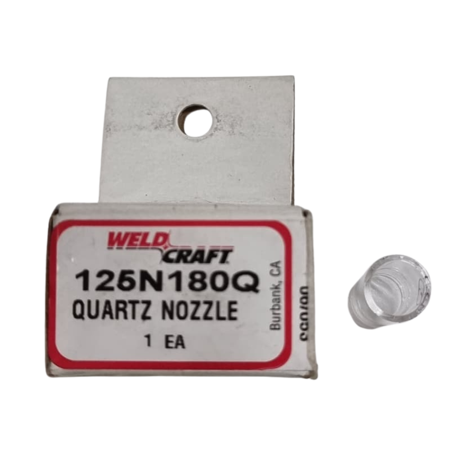 Weldcraft 125N180Q Straight Quartz Nozzle