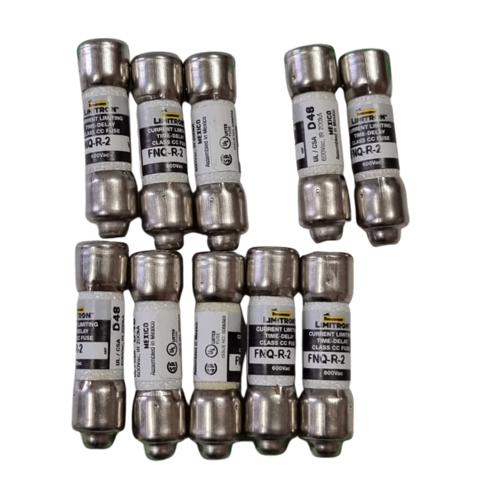 EATON BUSSMANN FNQ-R-2 Fuse 2A 600VAC (10 Pcs In Box)