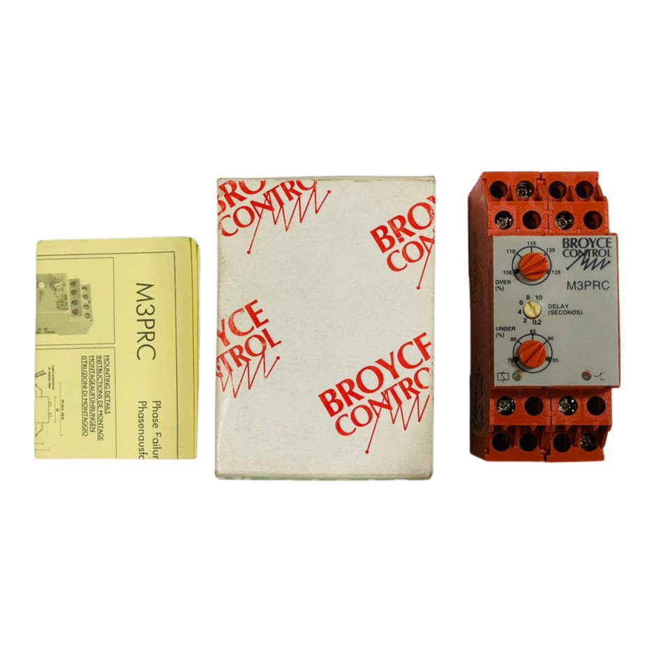 Broyce Control M3PRC Phase Monitoring Relay 415VAC 8A