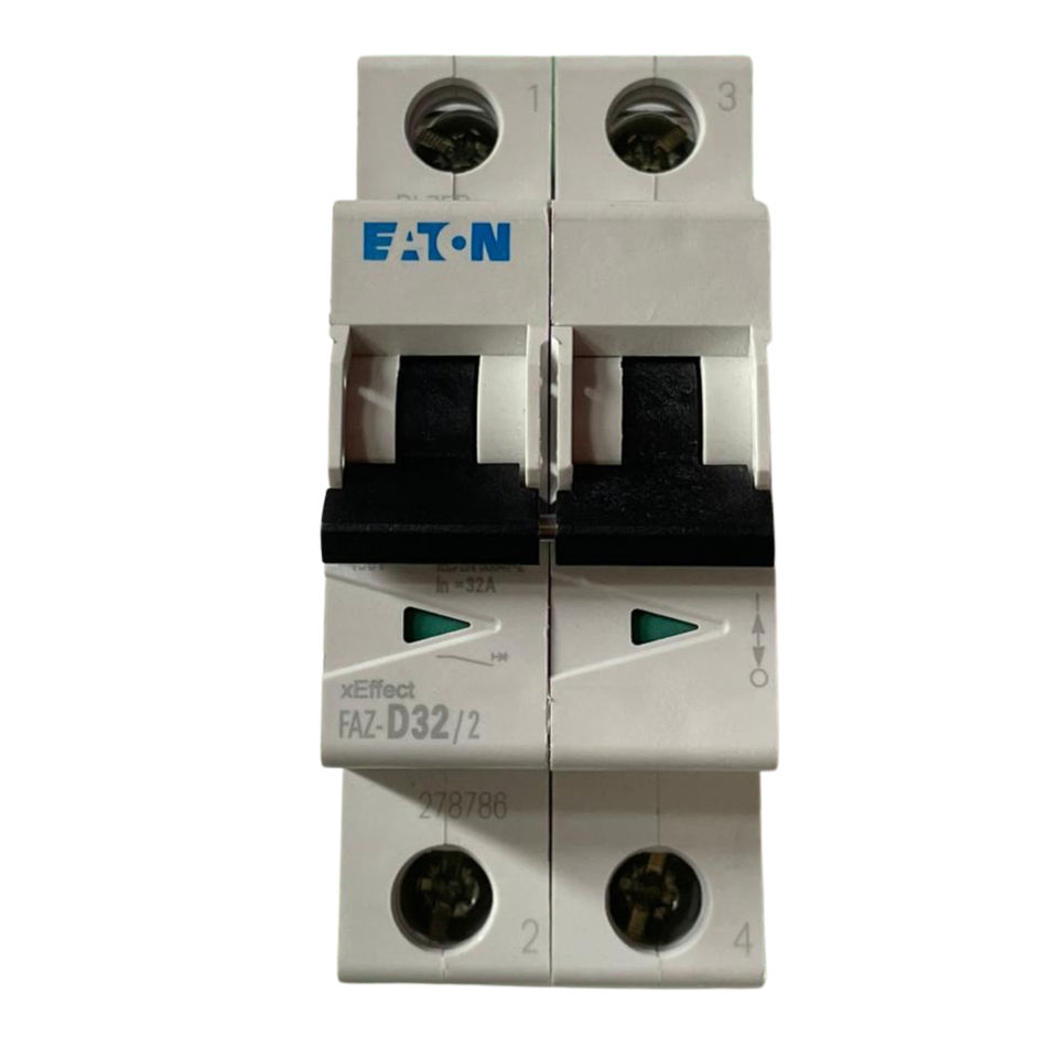 EATON FAZ-D32/2 Circuit Breaker 278786 32A 2-Pole