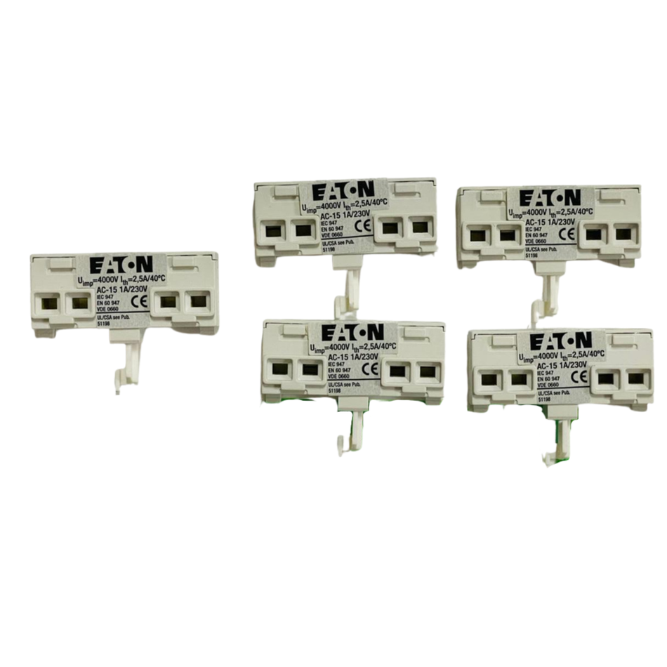 Eaton XTPAXFA11 Front Auxiliary Contact 1A 230V (5 Pcs In Box)