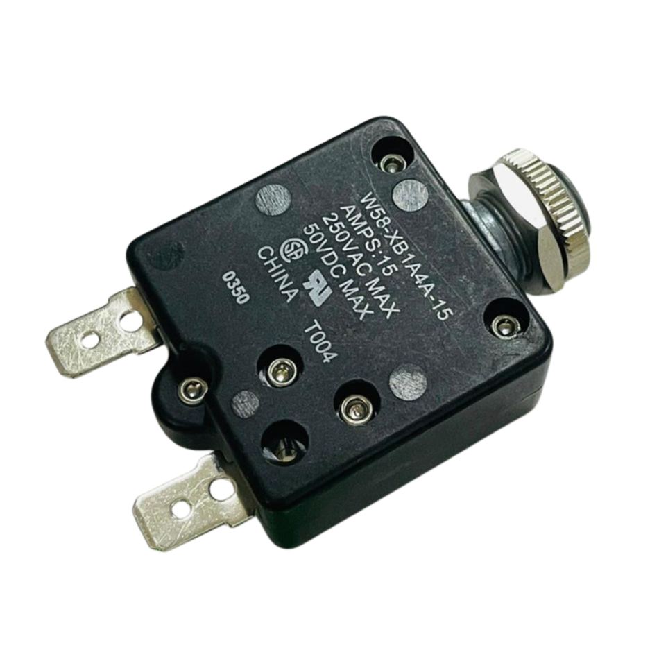 Tyco Electronics W58-XB1A4A-15 Thermal Circuit Breaker 15A 250VAC 50VDC