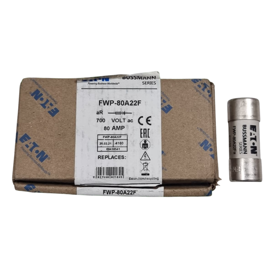 Eaton Bussmann FWP-80A22F High-Speed Fuse 80A 700V