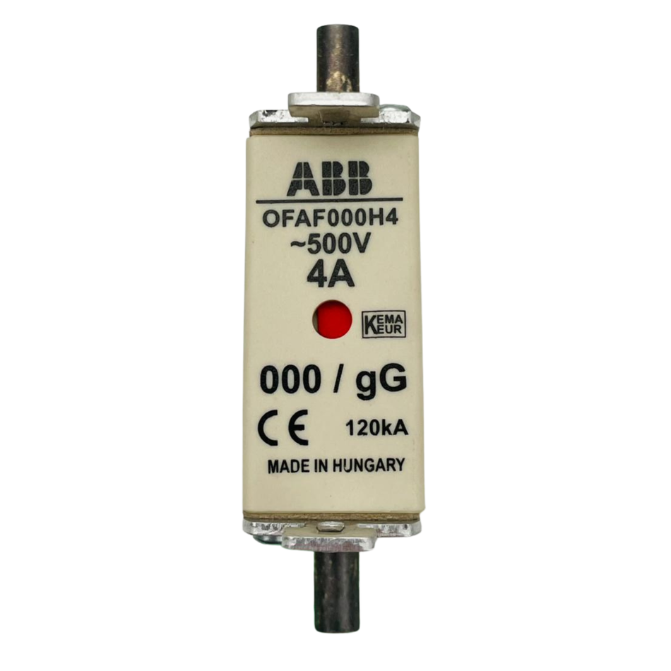 ABB OFAF000H4 Fuse Link 1SCA022627R0310 500V 4A