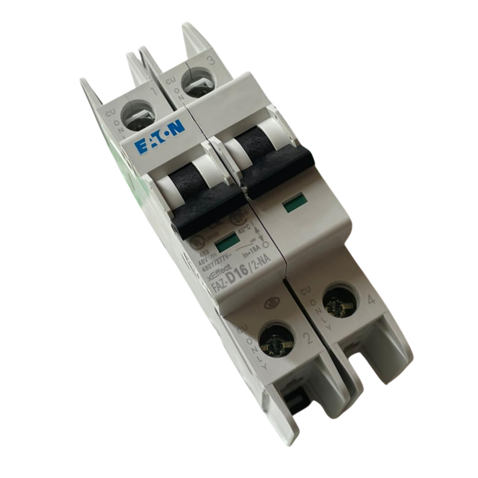 Eaton FAZ-D16/2-NA Miniature Circuit Breaker 102190 16A 2-Pole