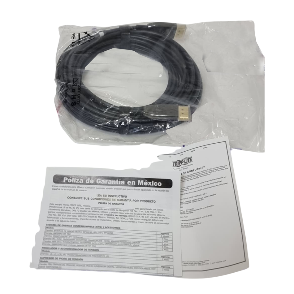 Tripp Lite P580F3-10M-8K6 Display Port Active Optic Fiber Cable