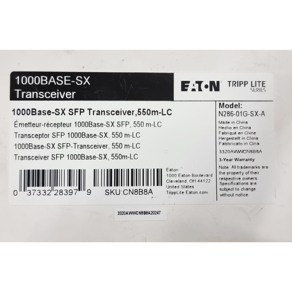 Eaton N286-01G-SX-A SFP Transceiver 1000Base-SX