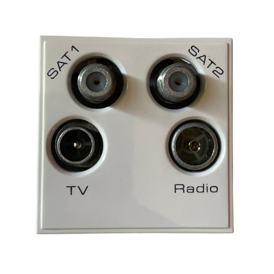 EATON F3783 TV Radio SAT Coaxial Wall Outlet