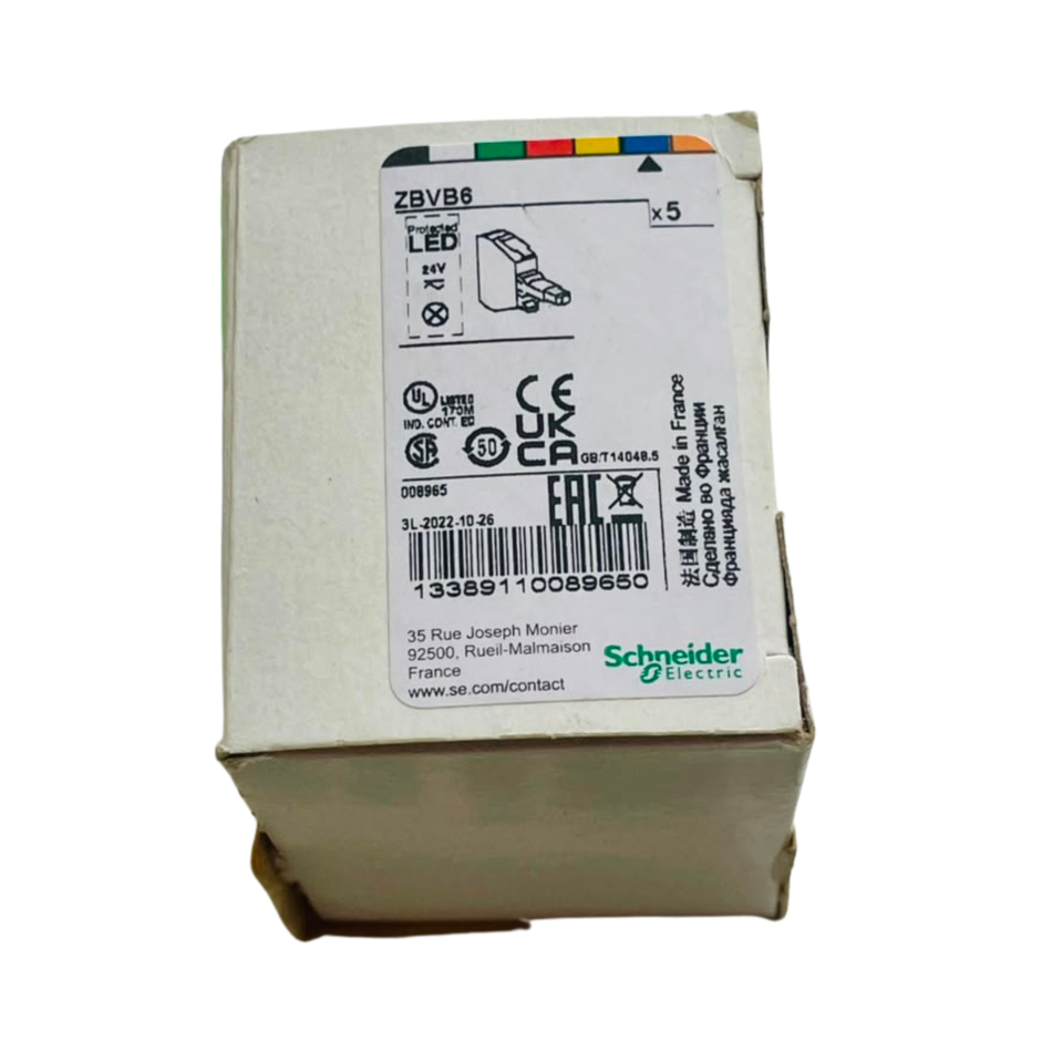 Schneider Electric Harmony ZBVB6  (5 Pcs In Box)