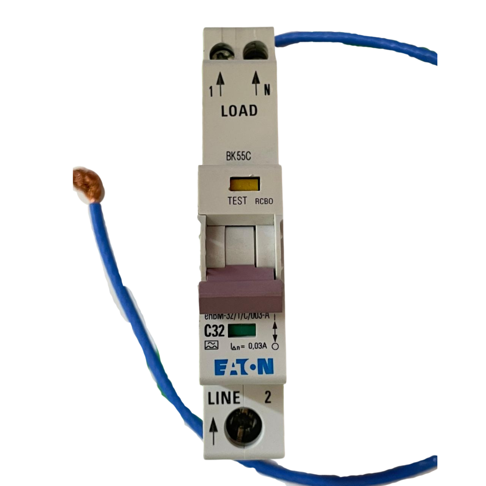 EATON EMCH132R30C RCBO eRBM-32/1/C/003-A 32A