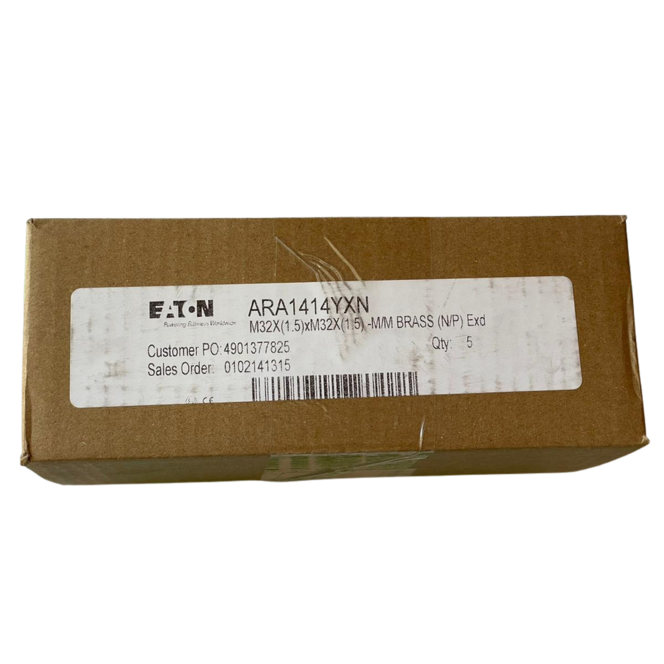 EATON ARA1414YXN Male to Male Brass Threaded Adapter