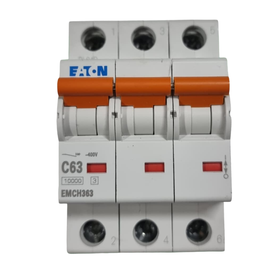 Eaton EMCH363 Circuit Breaker 63A 400V 3-Pole