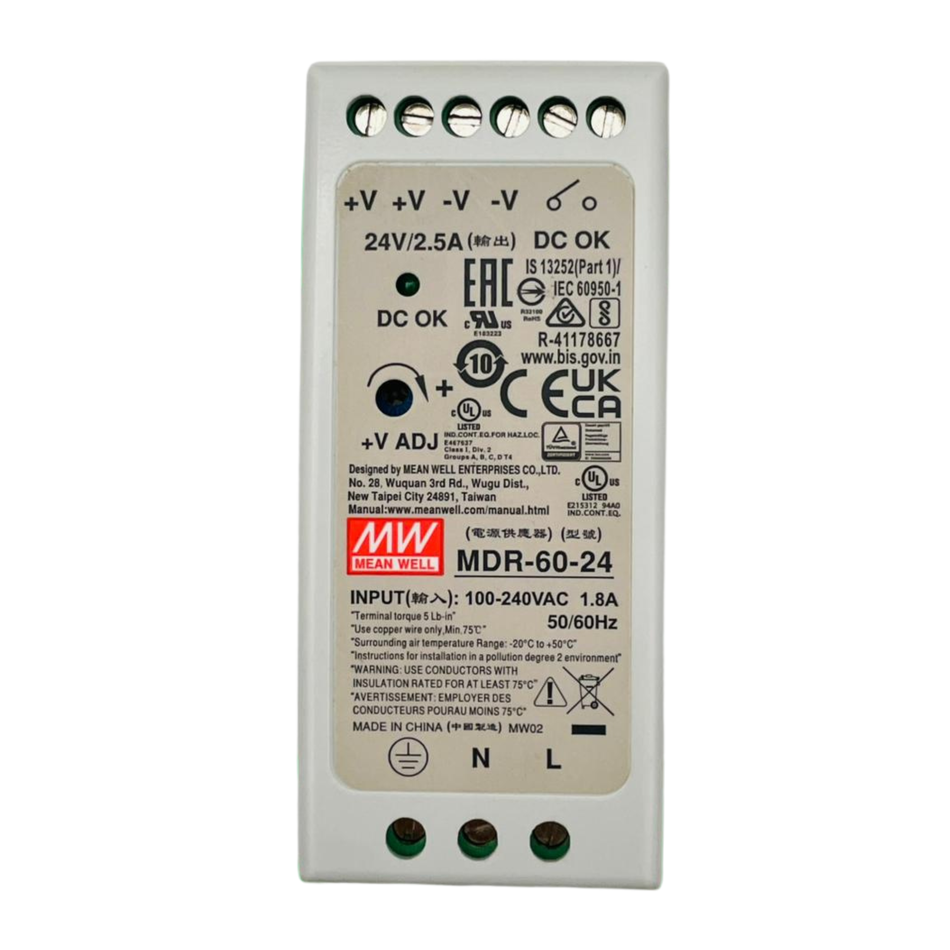 Mean Well MDR-60-24 Power Supply 100-240VAC 1.8A
