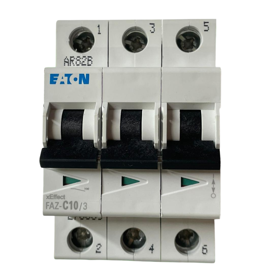 Eaton FAZ-C10/3 Miniature Circuit Breaker 278869 10A 3-Pole