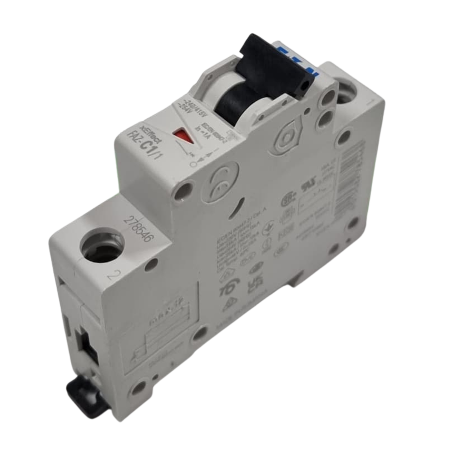 Eaton FAZ-C1/1 Circuit Breaker 1A Single Pole 240/415V