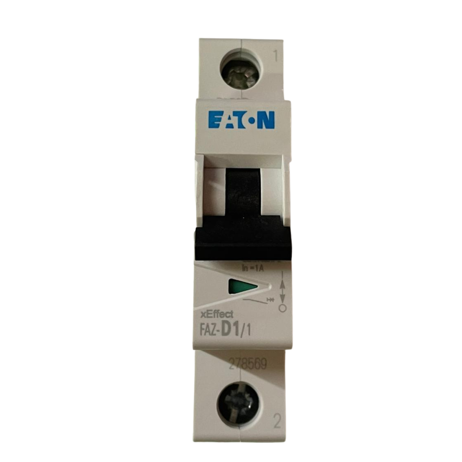 EATON FAZ-D1/1 Circuit Breaker 278569 1A Single Pole