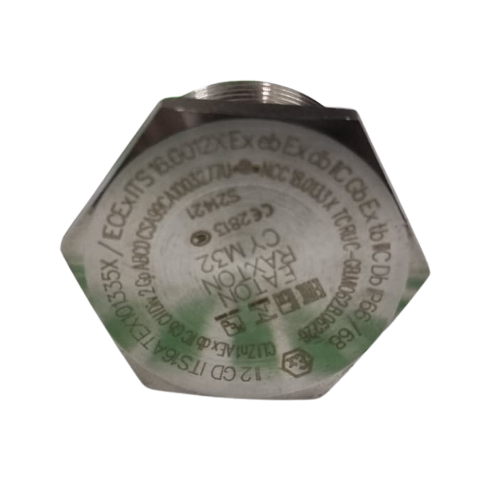 EATON CYE1400Y Exd Exe M32 Stainless Steel Hollow Head Plug