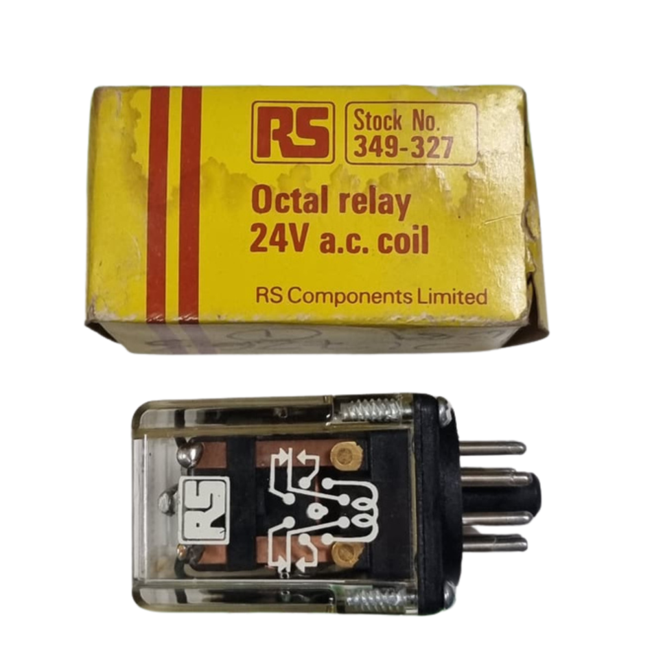 RS Components 349-327 Octal Relay 24V AC Coil