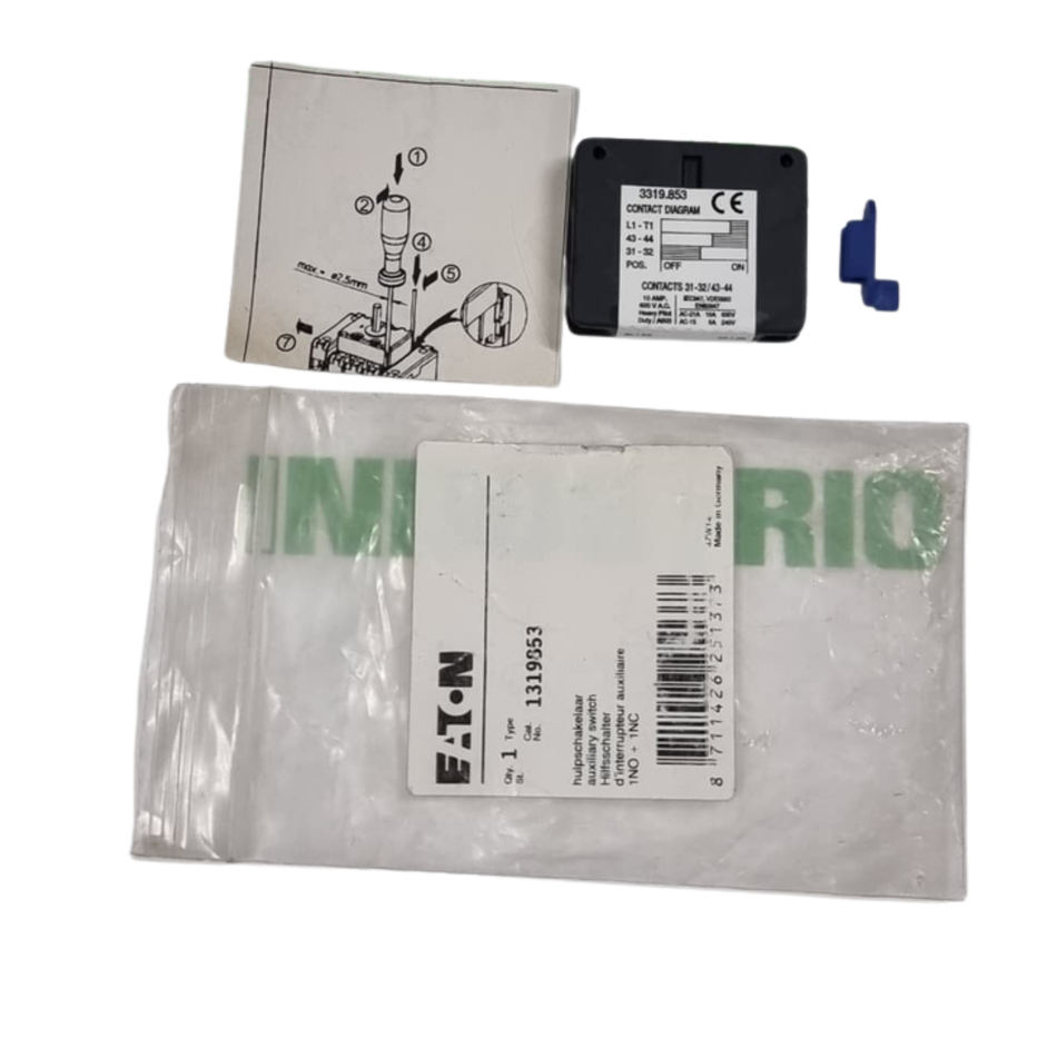Eaton 1319853 Auxiliary Switch 3319.853 10A 600VAC
