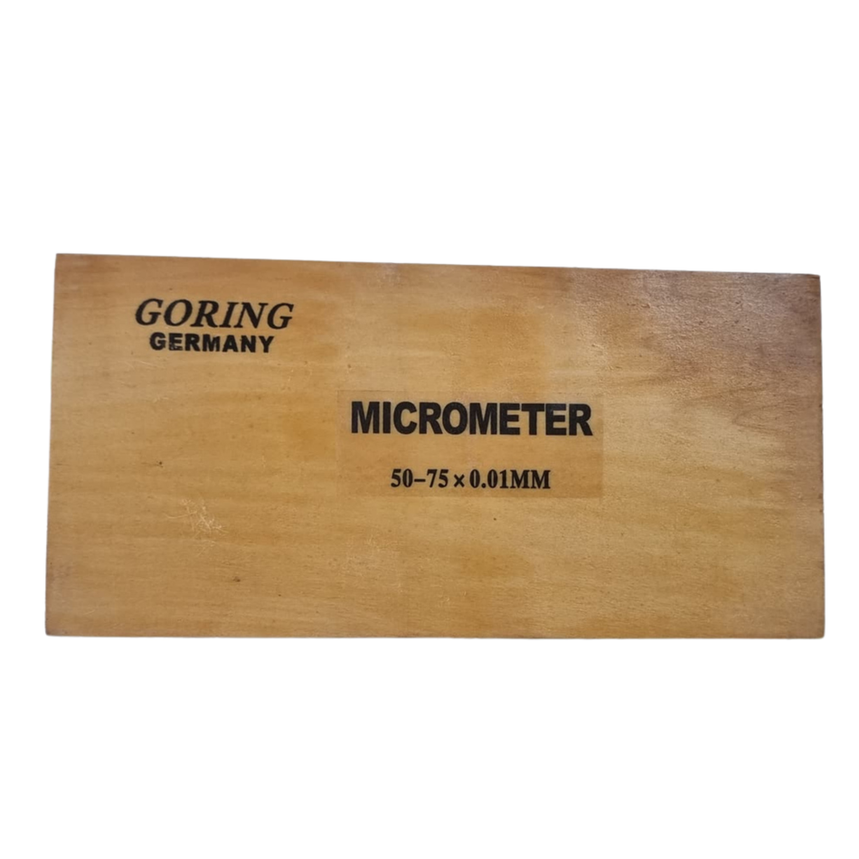 GORING 50–75mm Outside Micrometer 0.01mm Precision Gauge