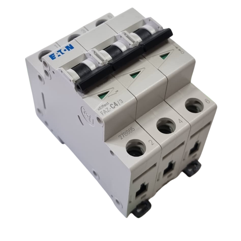 EATON FAZ-C4/3 Circuit Breaker 4A 3 Pole 278865