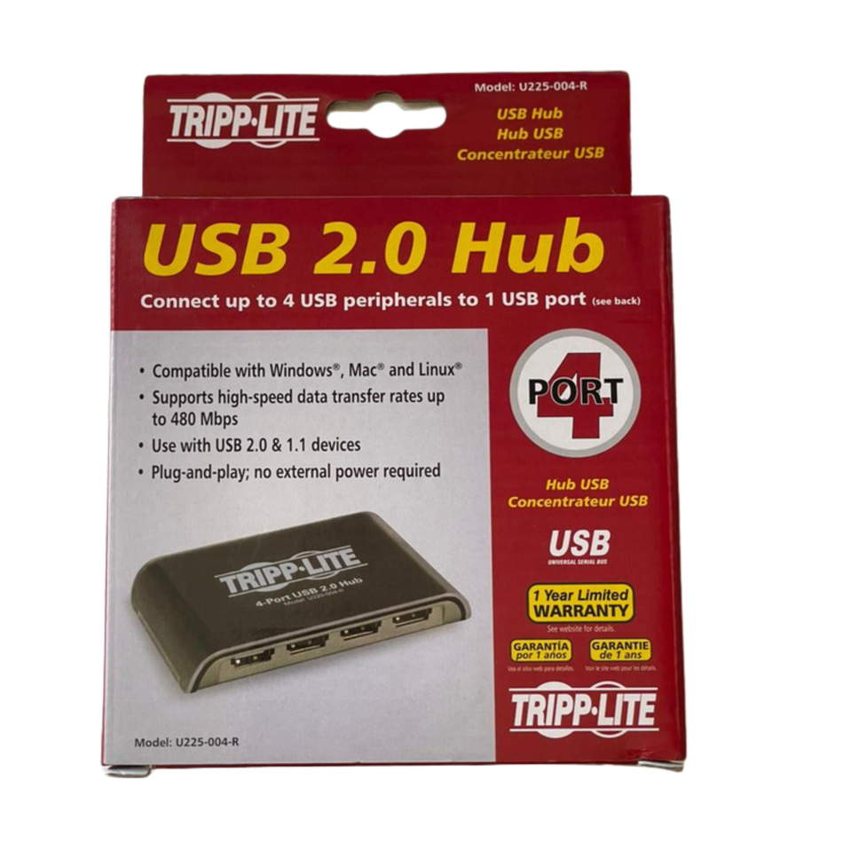 Tripp Lite U225-004-R 4-Port USB 2.0 Hub