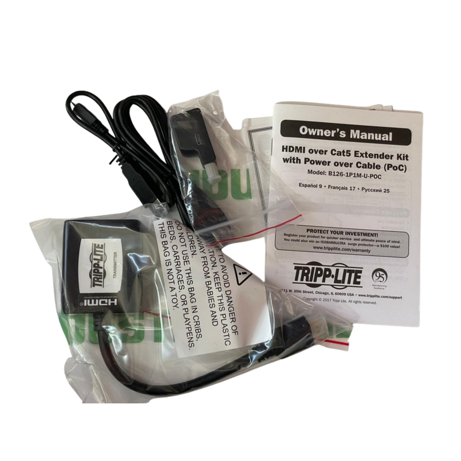 Tripp Lite B126-1P1M-U-POC HDMI over Cat5 Extender Kit