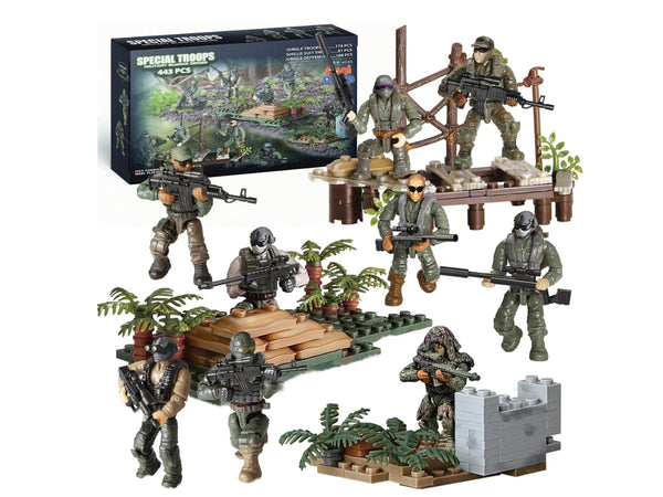 Build, Battle &amp; Conquer – Cocoon Toys Special Troops Military Blocks Series